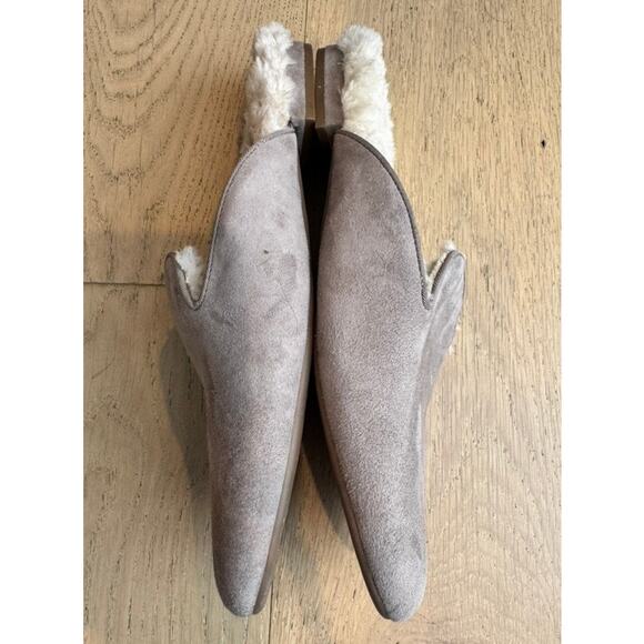 Birdies Phoebe Mule Size 8 Suede Moleskin Lining Slide Slipper Mule - Picture 7 of 7